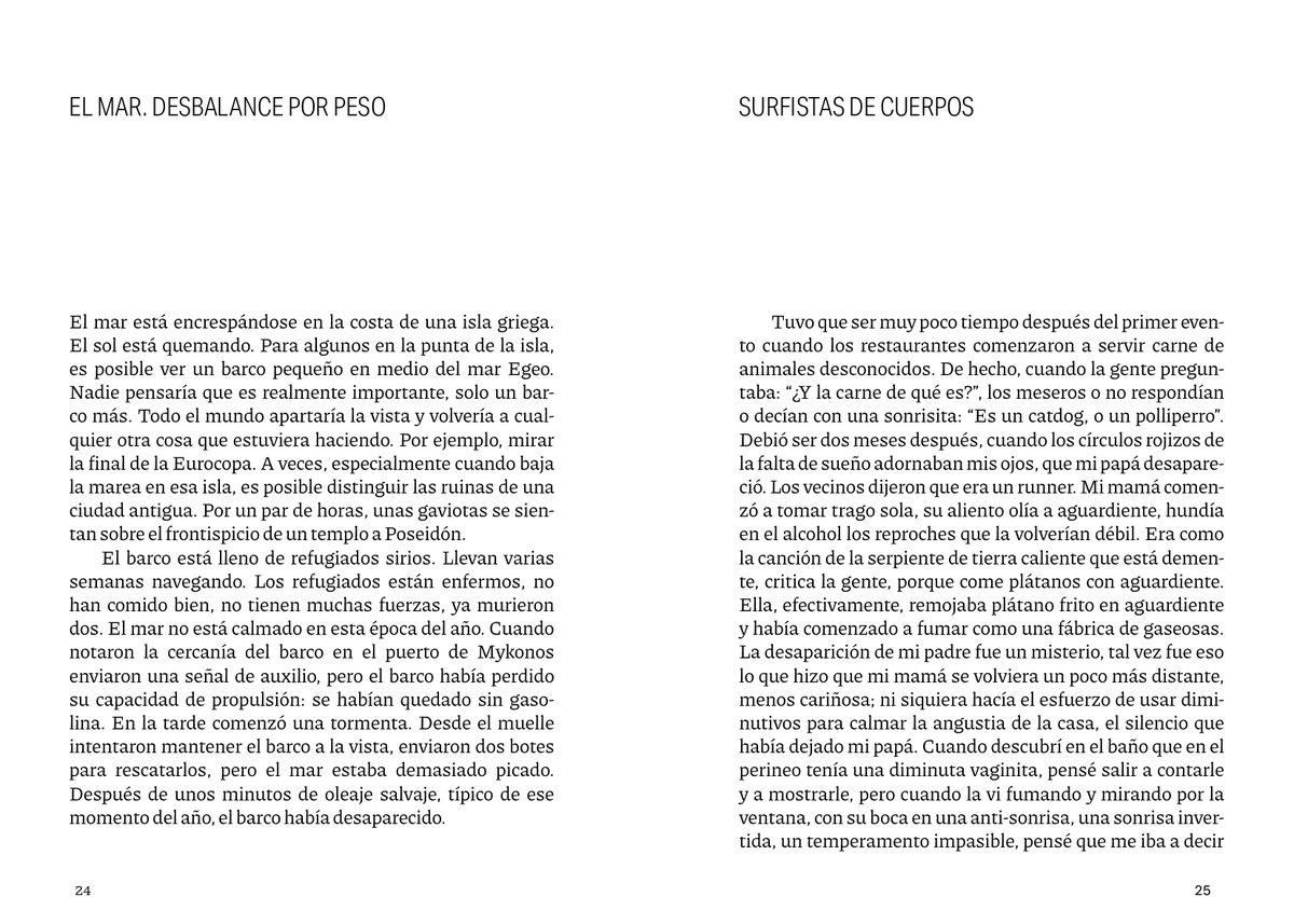 Página interior, capítulo Surfistas de cuerpos
